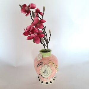 Vase baroque "No prince No cry"