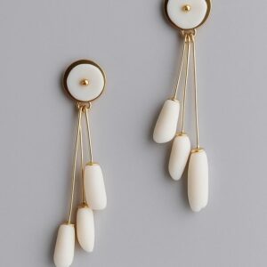 Boucles d'oreilles "3 fils clochettes"