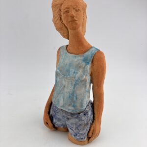 Sculpture Céramique Sportive I
